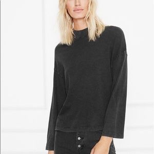 Anine Bing Cassidy Mock Neck Tee